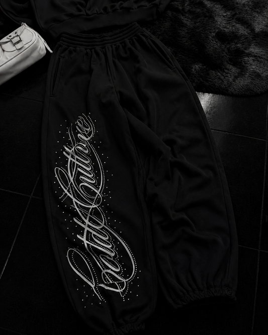 Angel Taşlı Baggy Unisex Eşofman Altı