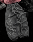 Angel Taşlı Baggy Unisex Eşofman Altı