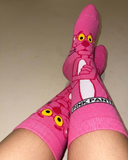 Pink Panter Tasarımlı Uzun Çorap