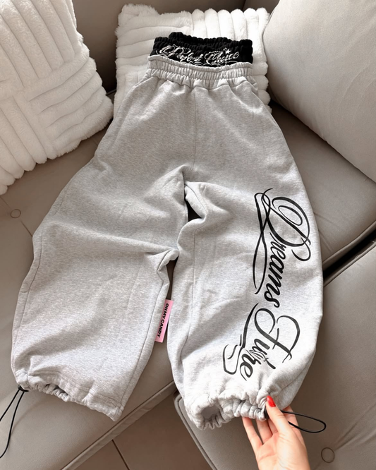 Dream Hustle Baskılı Oversize Eşofman Altı