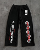Sokak Tarzı Baskılı Unisex Baggy Eşofman Altları