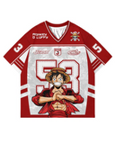 Monkey Luffy Forma T-Shirt-Kırmızı