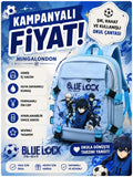Color Bags  Okul Çantası - Mavi Blue Lock