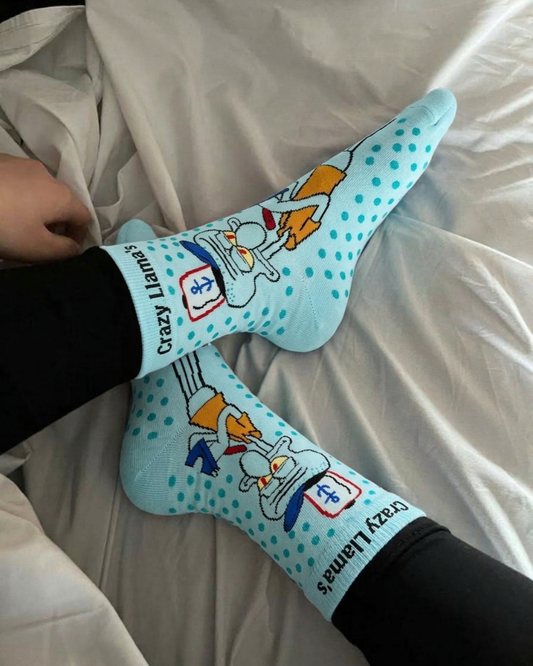 Squidward Tasarımlı Uzun Çorap