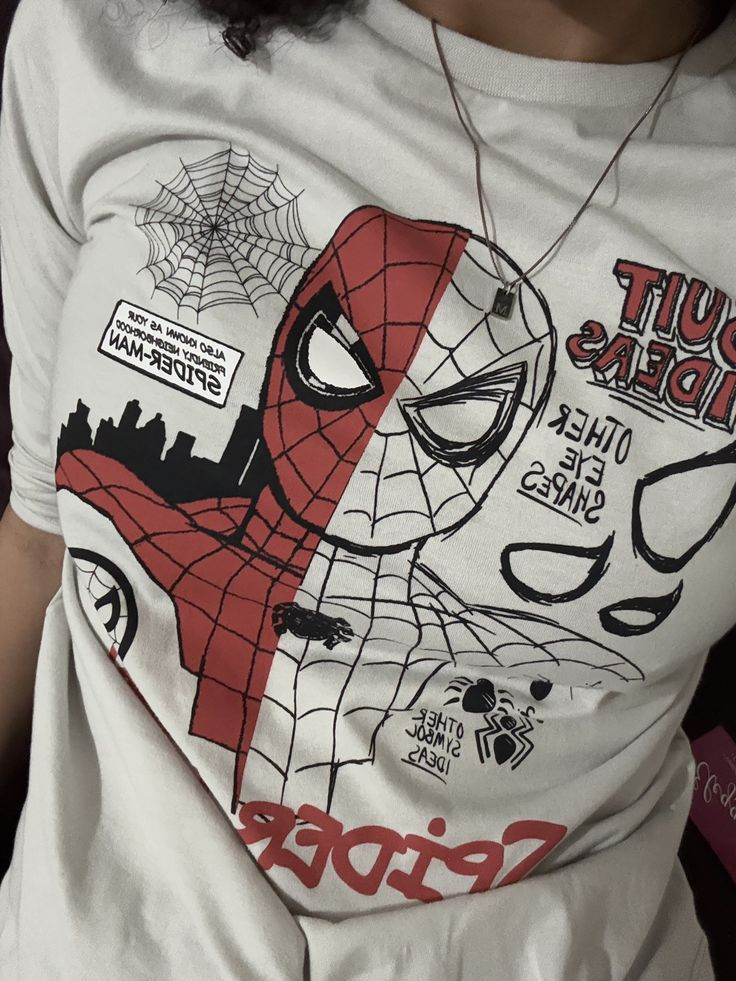 Spider Man Temalı Unisex Oversize T-Shirt