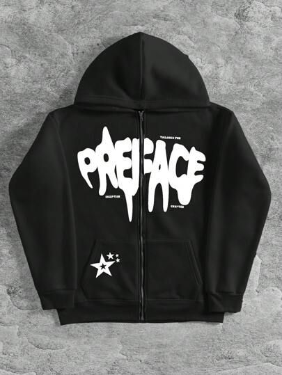 Y2K Harajuku Tarzı Baskılı Oversize Hoodie