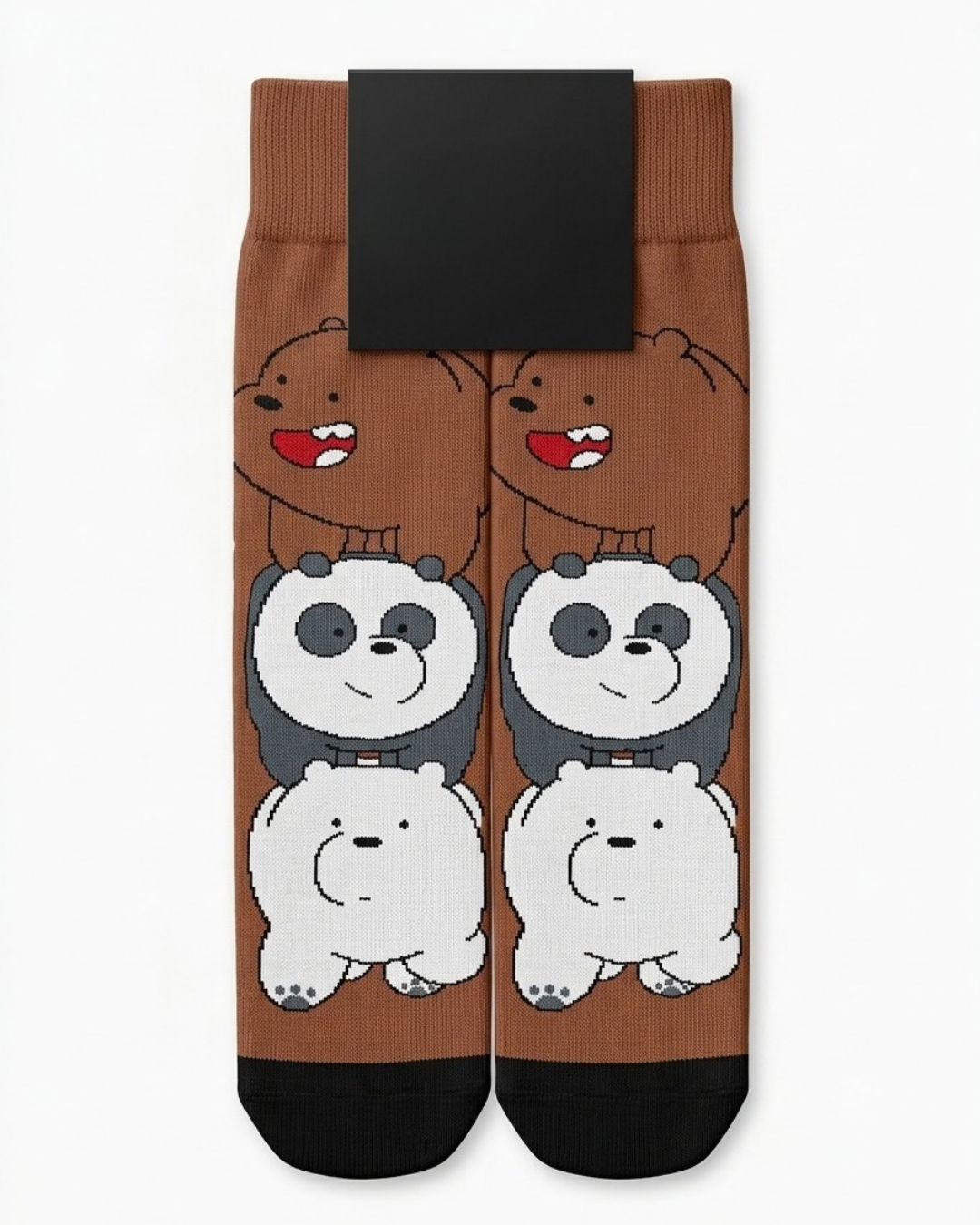 Cute Bear Tasarımlı Uzun Çorap