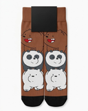 Cute Bear Tasarımlı Uzun Çorap
