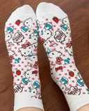 Hello Kitty Tasarımlı Uzun Çorap