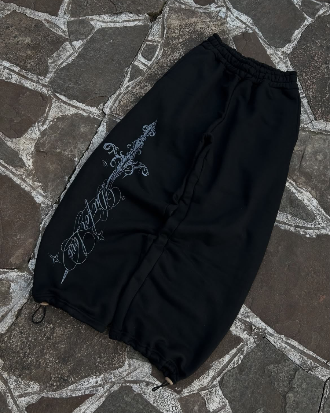Defeat Gothic Baggy Kalıp Unisex Eşofman Altı
