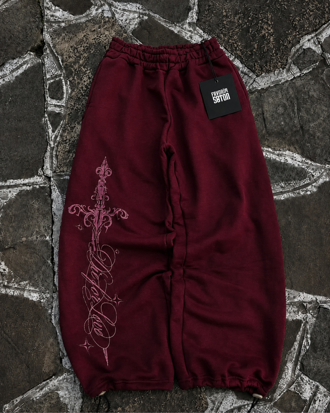 Defeat Gothic Baggy Kalıp Unisex Eşofman Altı