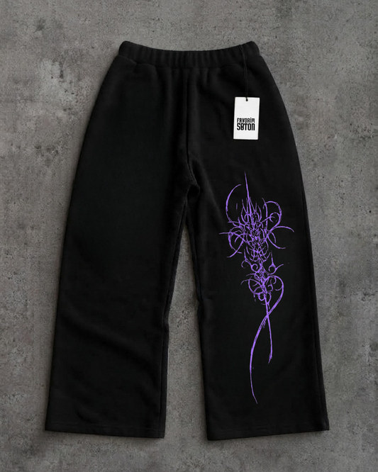 Gothic Design Baggy Unisex Eşofman Altı