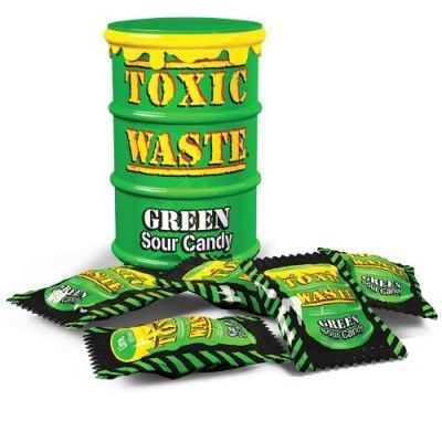 Toxic Waste Green Sour Candy