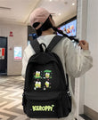 Siyah Keroppı Baskılı Okul,Dershane,Kurs Sırt Çantası
