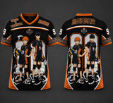 Haikyu Shoyo & Kageyama Unisex Siyah Forma
