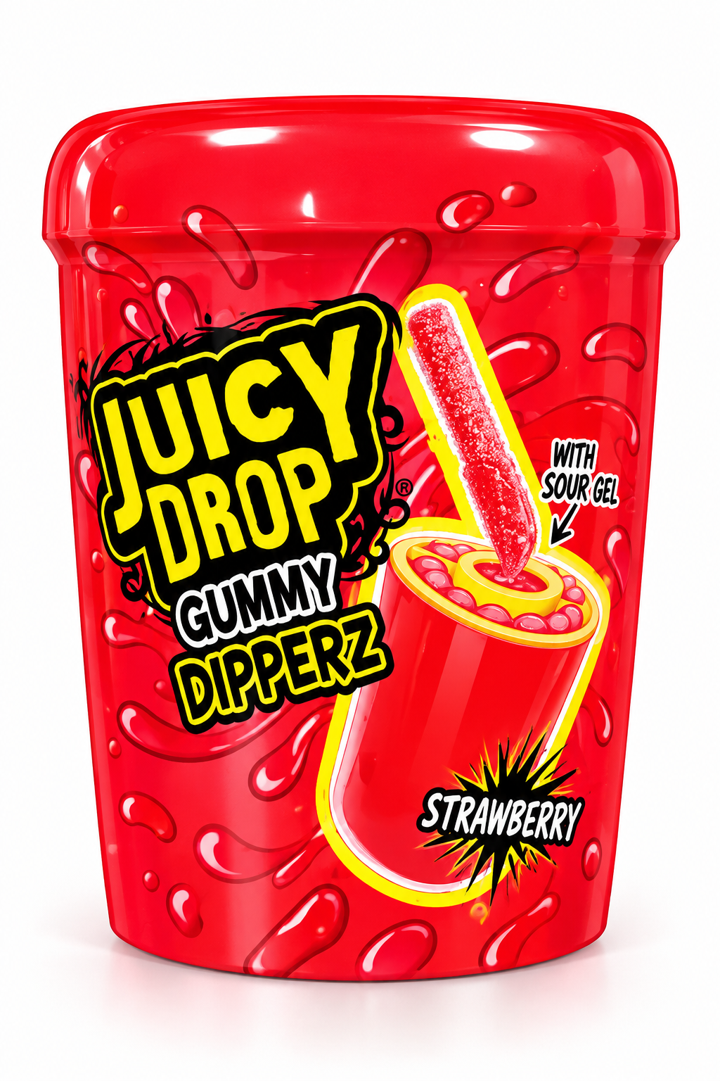 Juicy Drop Gummy Dipperz Strawberry