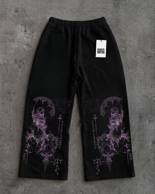 Gothic Design Baggy Unisex Eşofman Altı