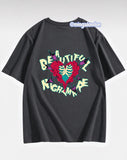 Beautıful Nıght Mare Sırt Baskılı Füme T-Shirt