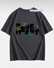 Rebel Heart Sırt Baskılı Füme T-Shirt