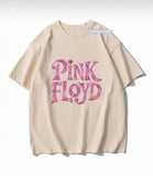 Pink Floyd Baskılı Bej T-Shirt