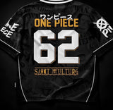 Anime One Piece Luffy Forma Tshirt -Siyah
