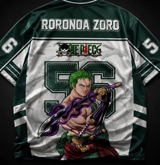 Anime Zoro Yeşil Forma Unisex Tshirt