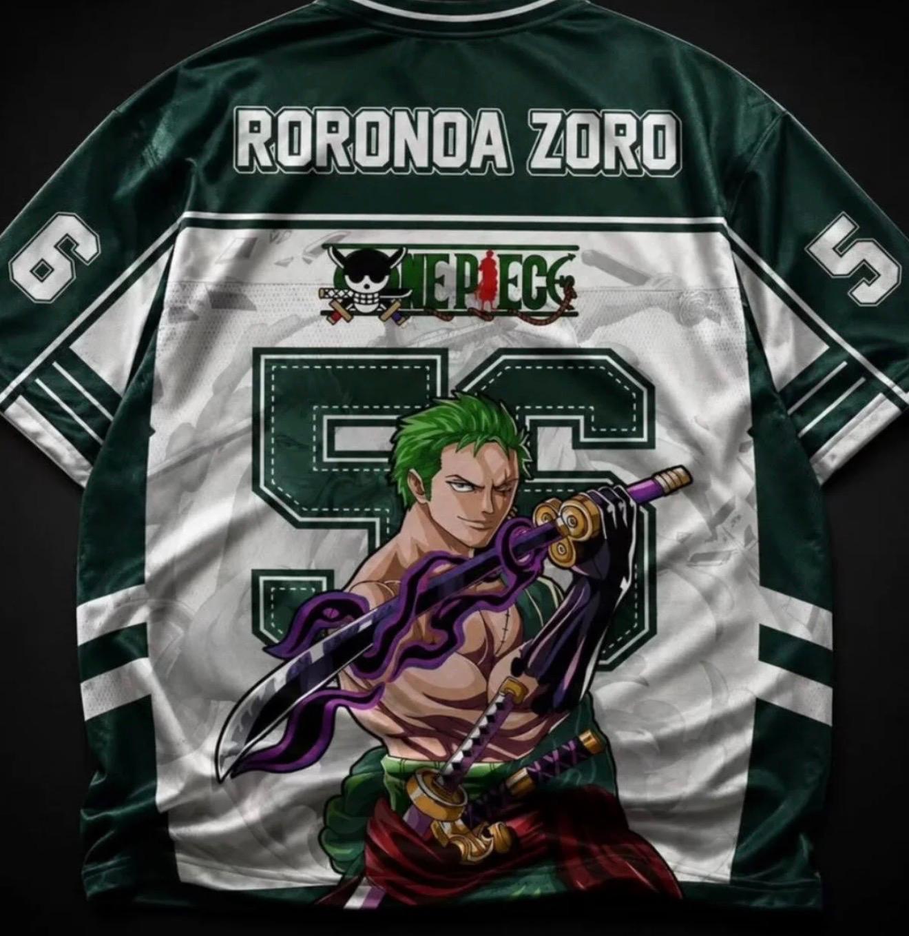 Anime Zoro Yeşil Forma Unisex Tshirt