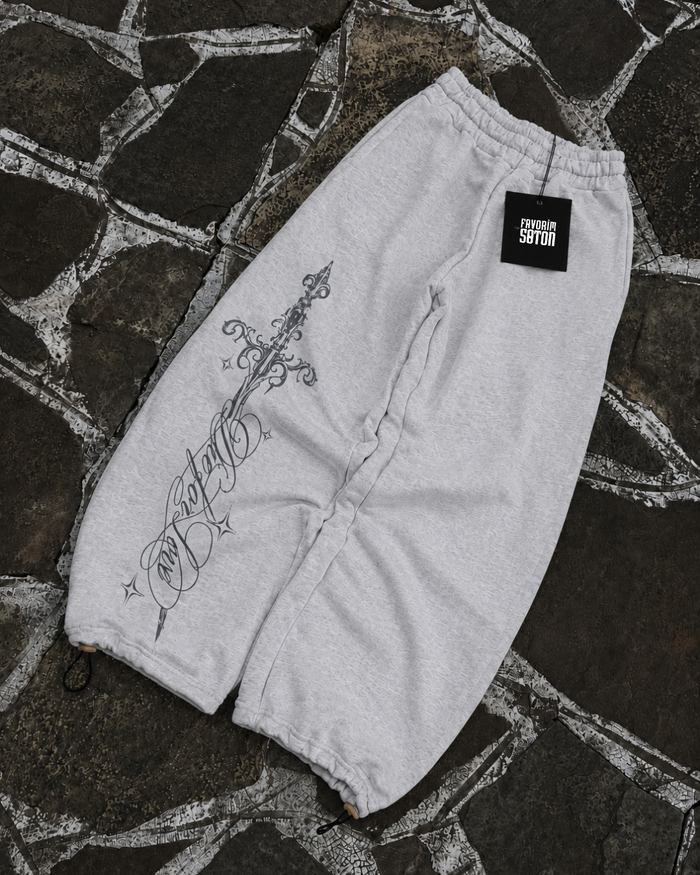 Defeat Gothic Baggy Kalıp Unisex Eşofman Altı