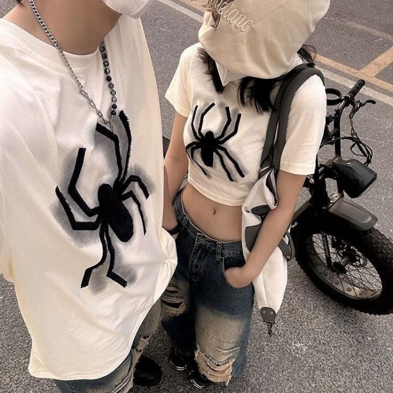 Spider Man Temalı Unisex Oversize T-Shirt