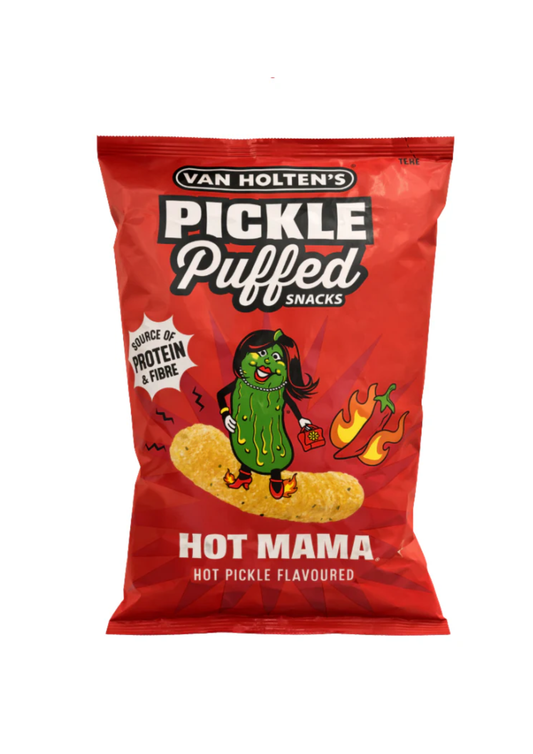Van Holten's Pıckle Puffed Snacks HOT MAMA