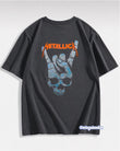 Metallıca Sırt Baskılı Füme T-Shirt
