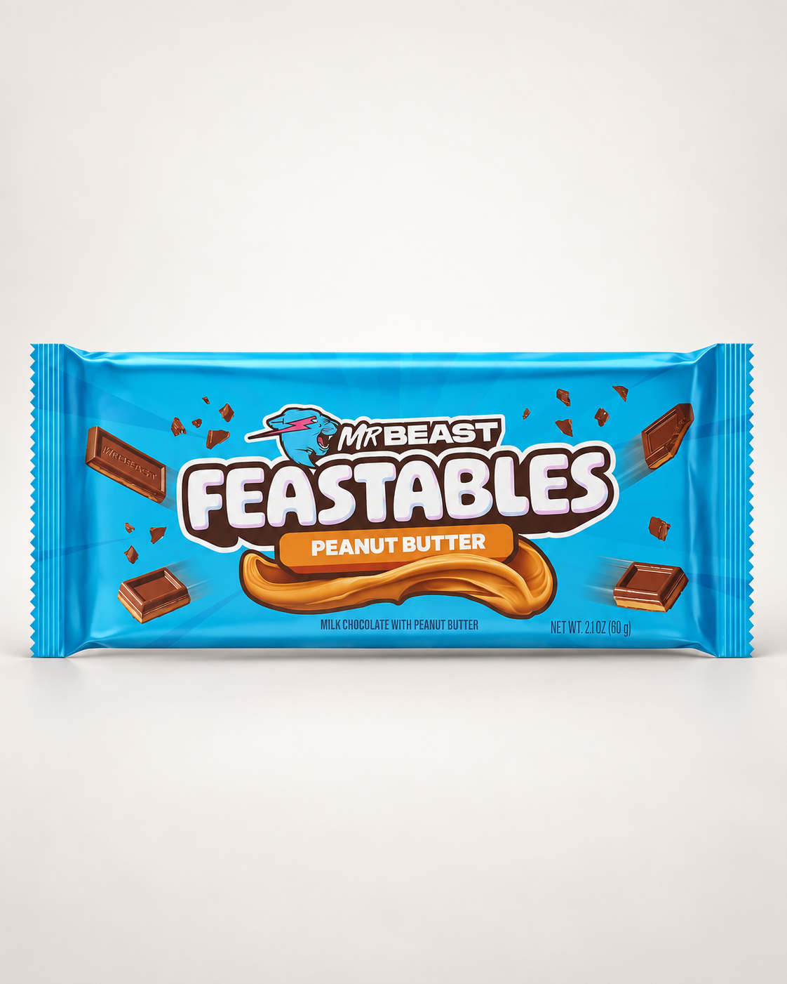 Mr Beast Feastables Peanut Butter