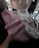 Angel Taşlı Baggy Unisex Eşofman Altı