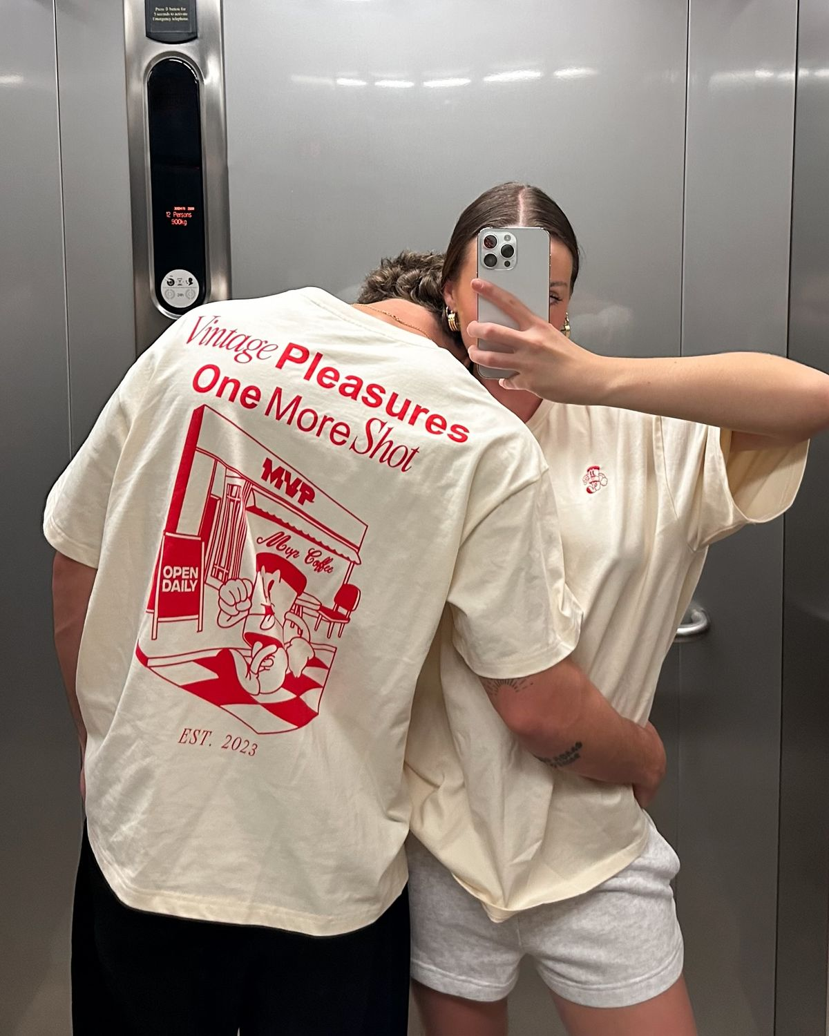 Couple Design Unisex Oversize T-Shirt