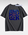 Bad Ger Sırt Baskılı Füme T-Shirt