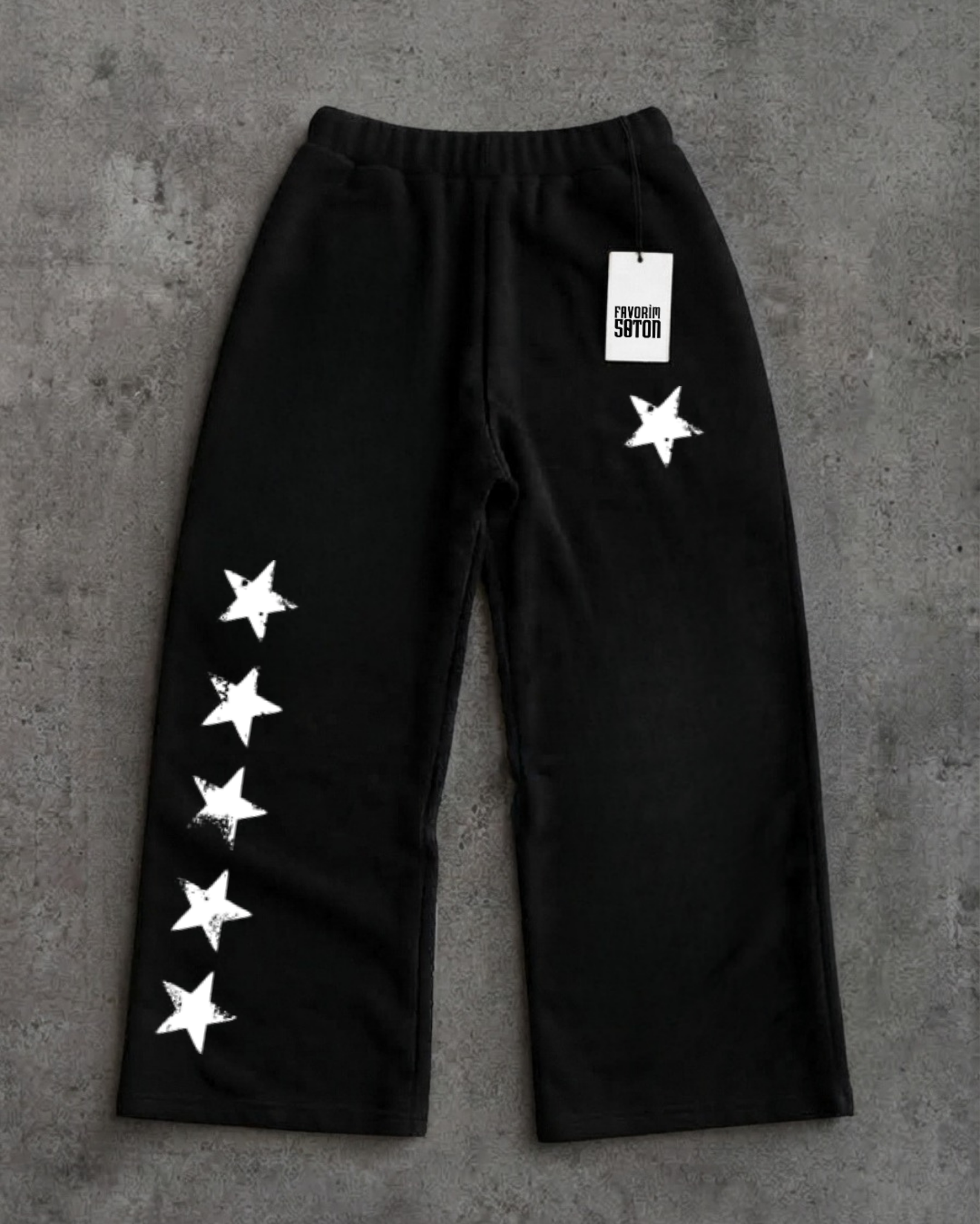 Sokak Tarzı Baskılı Unisex Baggy Eşofman Altları