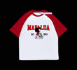 Kırmızı Reglan Kol Mafalda EST 1963 Baskılı T-Shirt