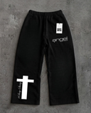 Sokak Tarzı Baskılı Unisex Baggy Eşofman Altları
