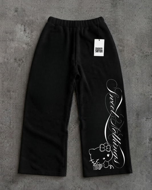 Gothic Design Baggy Unisex Eşofman Altı