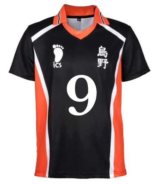Haikyuu Jersey 9 Numara Detail Unisex Jersey Forma