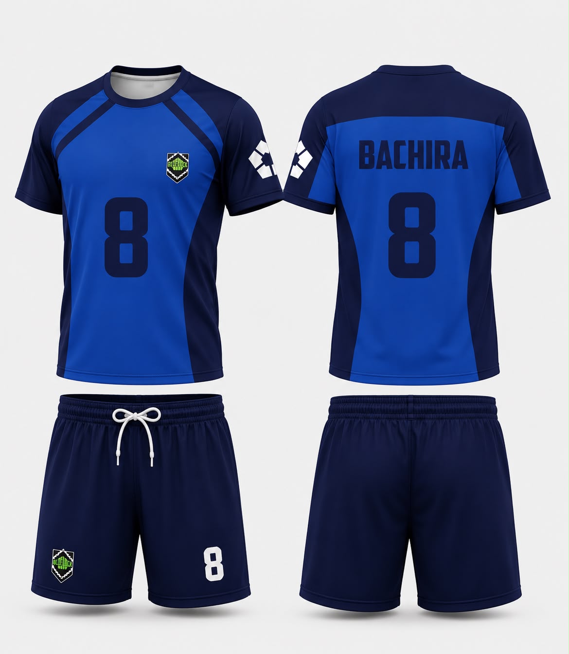 Blue Lock 8 BACHİRA Baskılı Forma Şort Takım