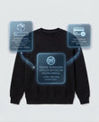 TEDARİK BASKILI SWEATSHİRT