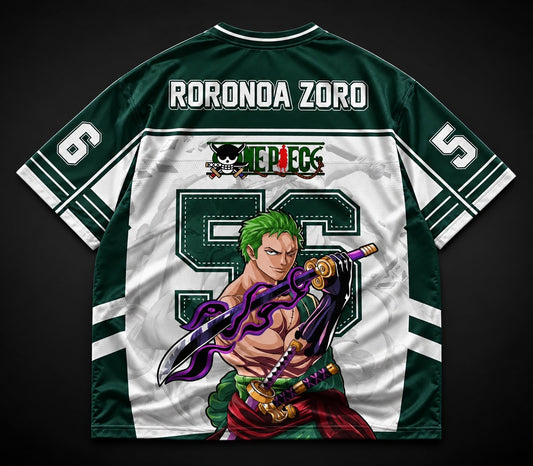 Anime Zoro Yeşil Forma Unisex Tshirt
