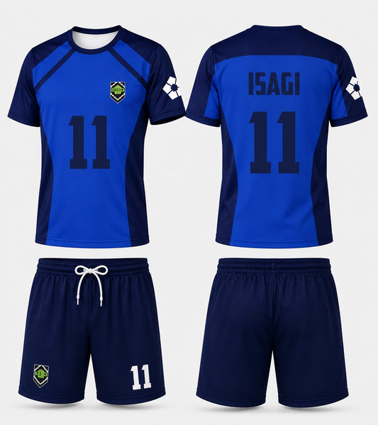 Blue Lock 11 ISAGI Baskılı Forma Şort Takım