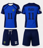 Blue Lock 11 ISAGI Baskılı Forma Şort Takım