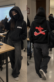 Baskılı Oversize Bacalava Maskeli Ninja  Sweatshirt Series