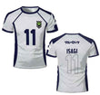Beyaz Anime Blue Lock 11 Isagı  Baskılı Forma T-Shirt