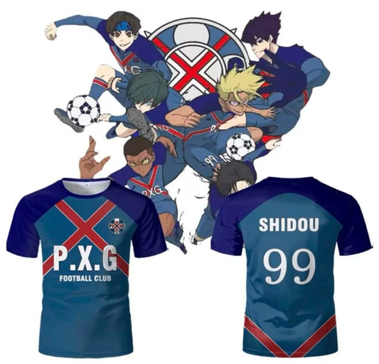 Blue Lock PXG 99 Shıdou Baskılı Forma T-Shirt