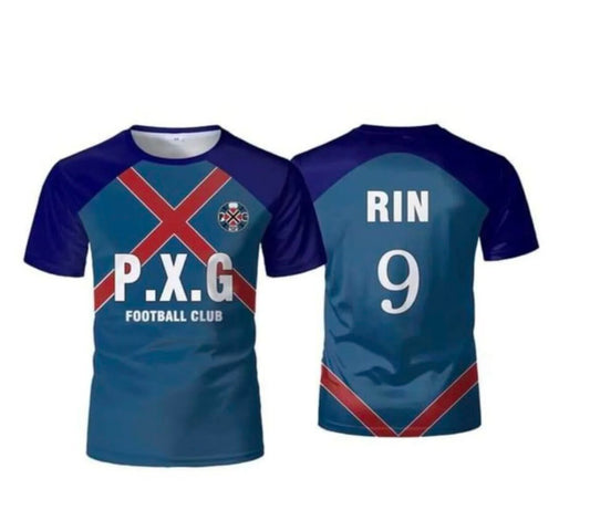 Blue Lock PXG 9 Rın Baskılı Forma T-Shirt