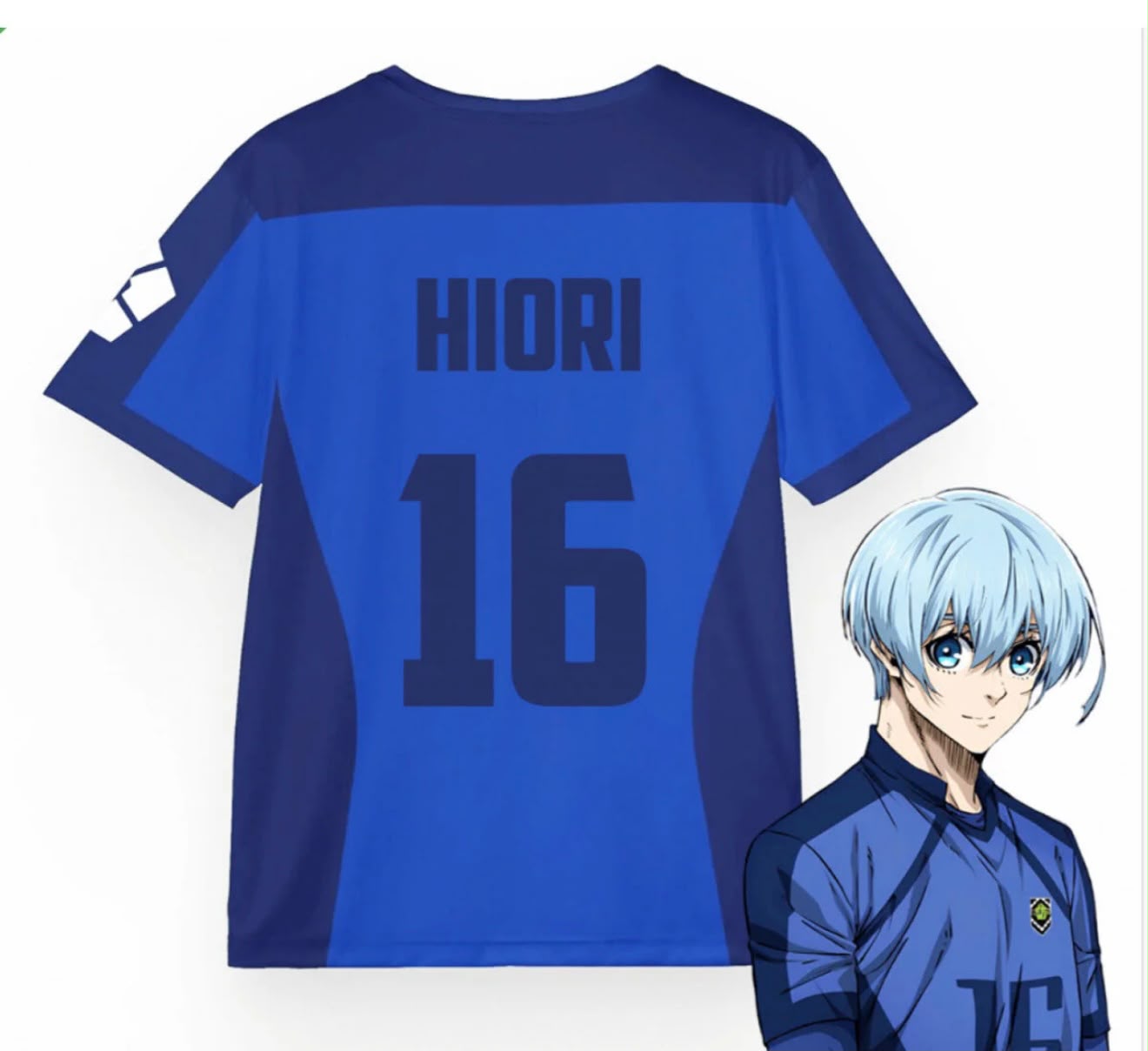 Blue Lock 16 Hiori Baskılı Forma T-Shirt